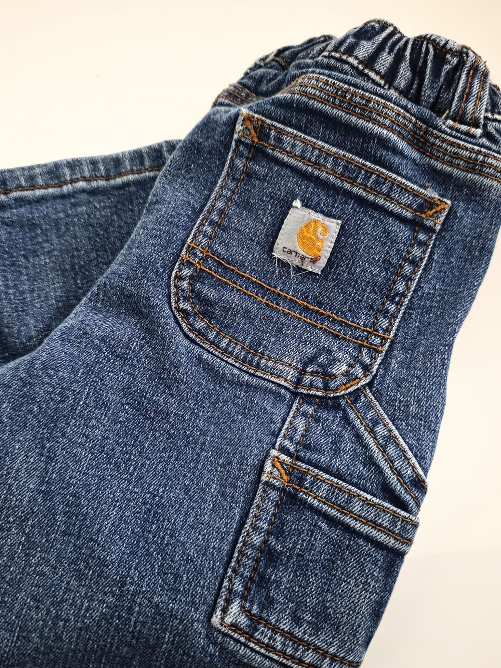 Carhartt Infant Dark Blue Relaxed Fit Play Jeans